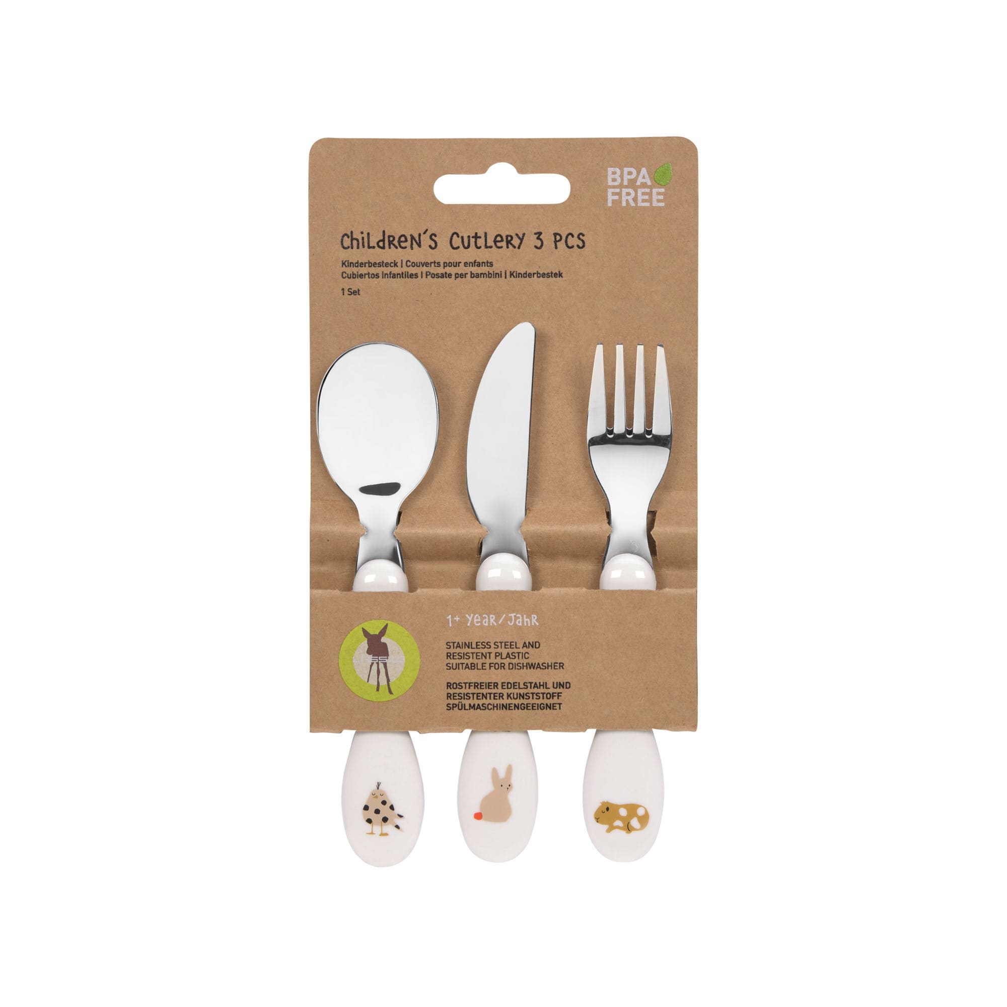 Kinderbesteck (Gabel, Löffel, Messer), Little Mateys Spicy Orange