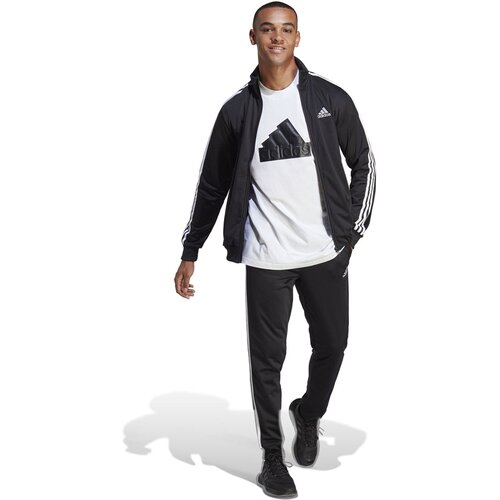 HERREN SPORTANZUG BASIC 3-STREIFEN TRICOT