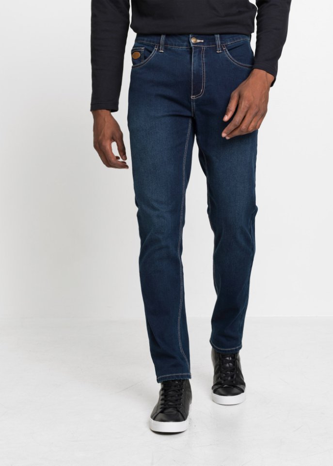 Slim Fit Thermojeans mit Komfortschnitt, Straight