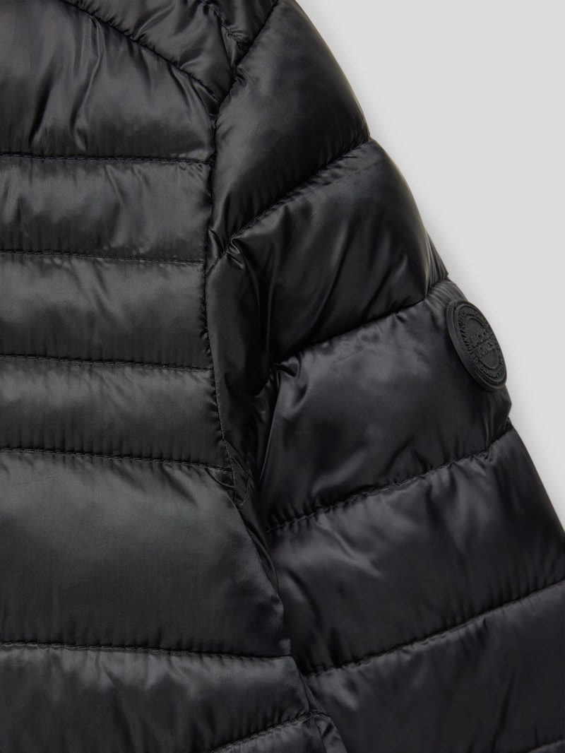 Steppjacke mit Kapuze Modell 'EFLY' in schwarz