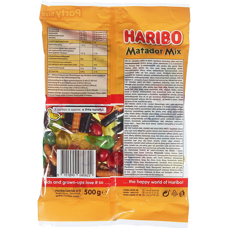Haribo Matador mix 500 g Haribo