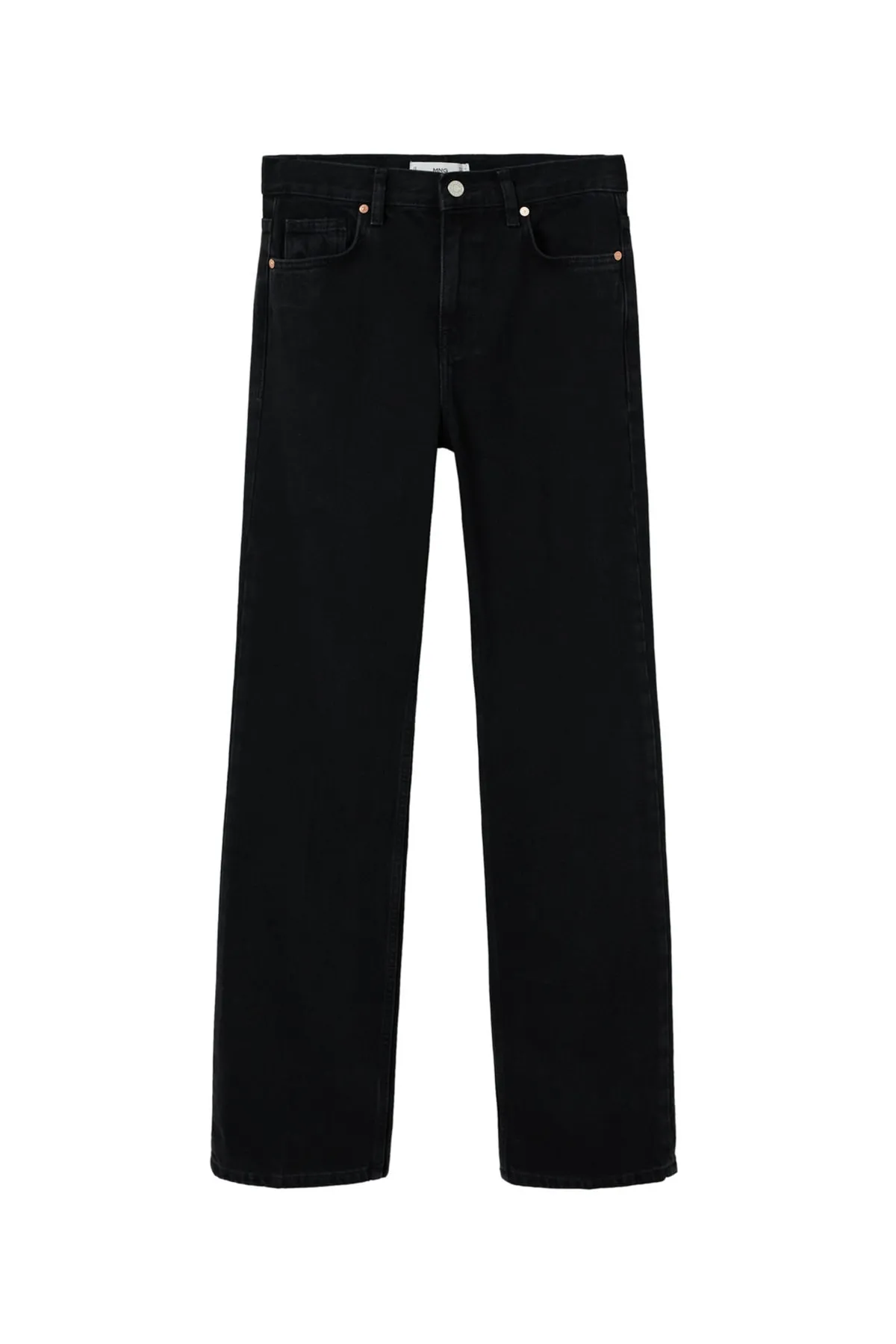 MANGO  Damenjeans aus schwarzem Denim 27091090