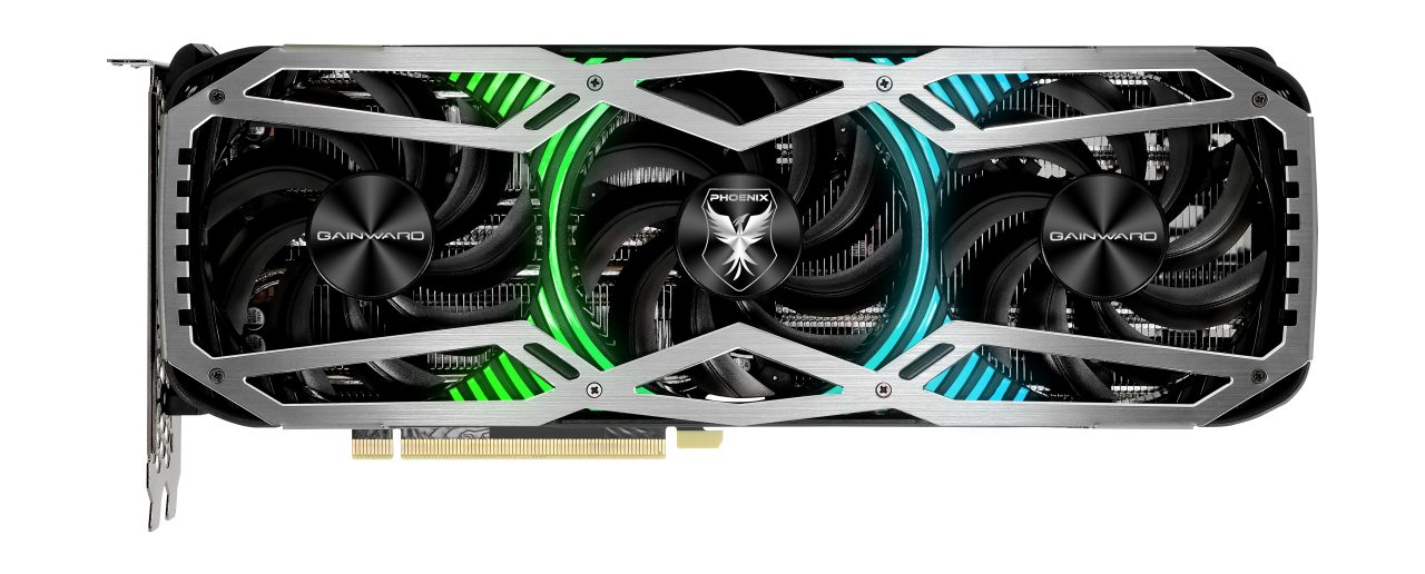 Gainward RTX3070 Phoenix Grafikkarte (8 GB, GDDR6, drei Lüfter, RGB, LHR)