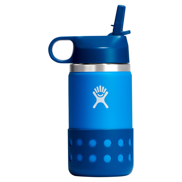 KIDS WIDE MOUTH STRAW CAP AND BOOT - Trinkflasche