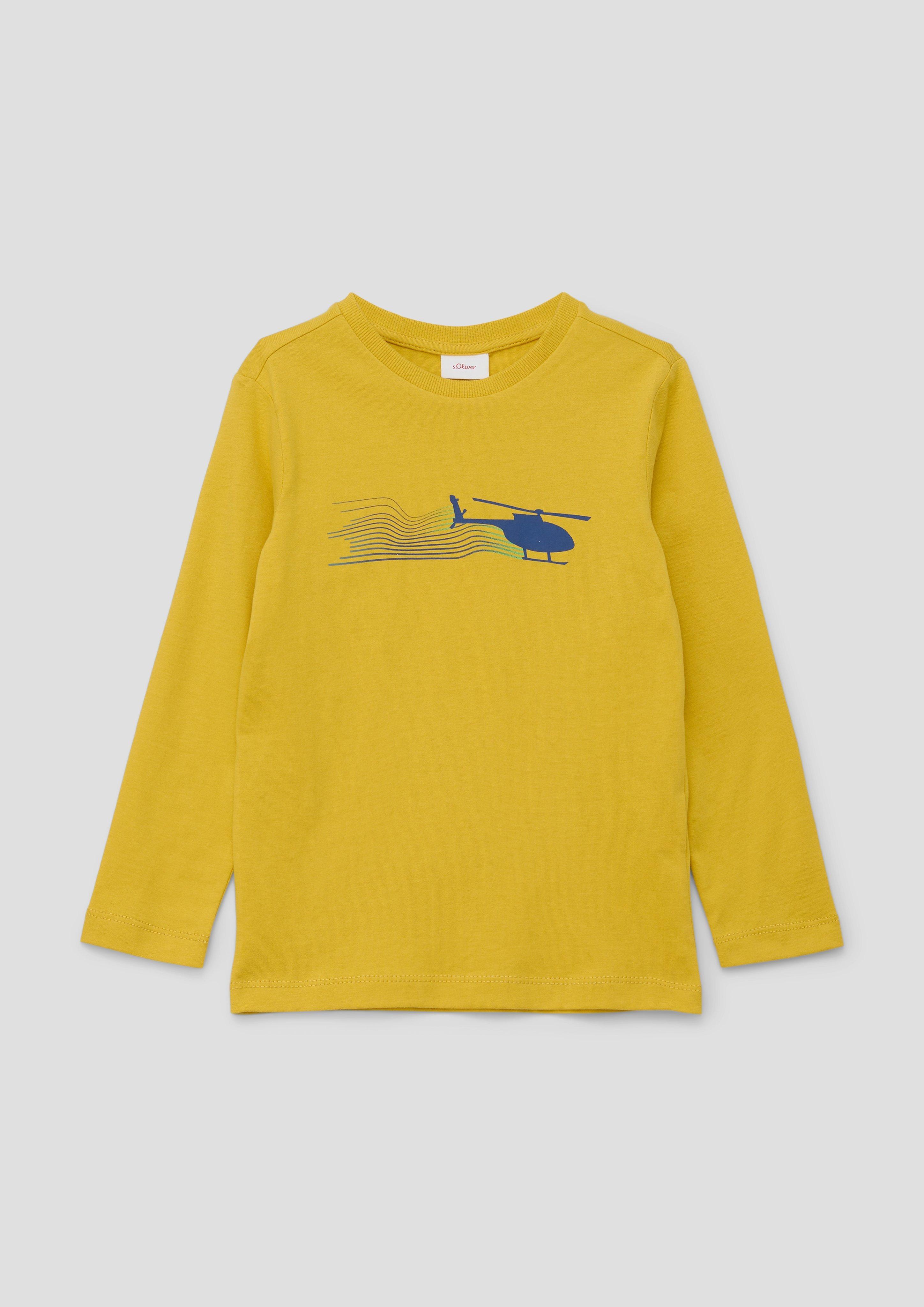 Longsleeve mit Frontprint  2134224-1470
