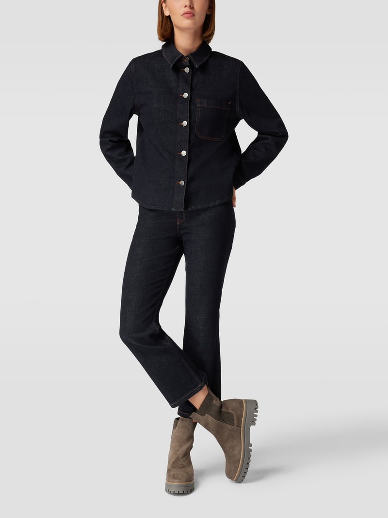 Chelsea Boots aus Leder Modell 'TINA' in mittelgrau