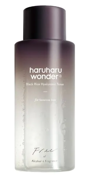 Haruharu Wonder υαλουρονικό τόνερ μαύρου ρυζιού χωρίς άρωμα αλκοόλης