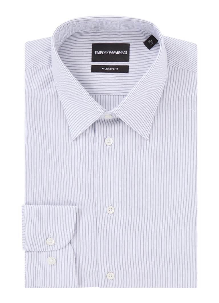 Emporio Armani Regular fit krekls ar svītru apdruku