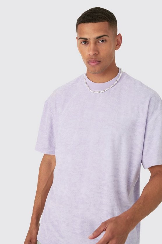 Oversize Frottee T-Shirt