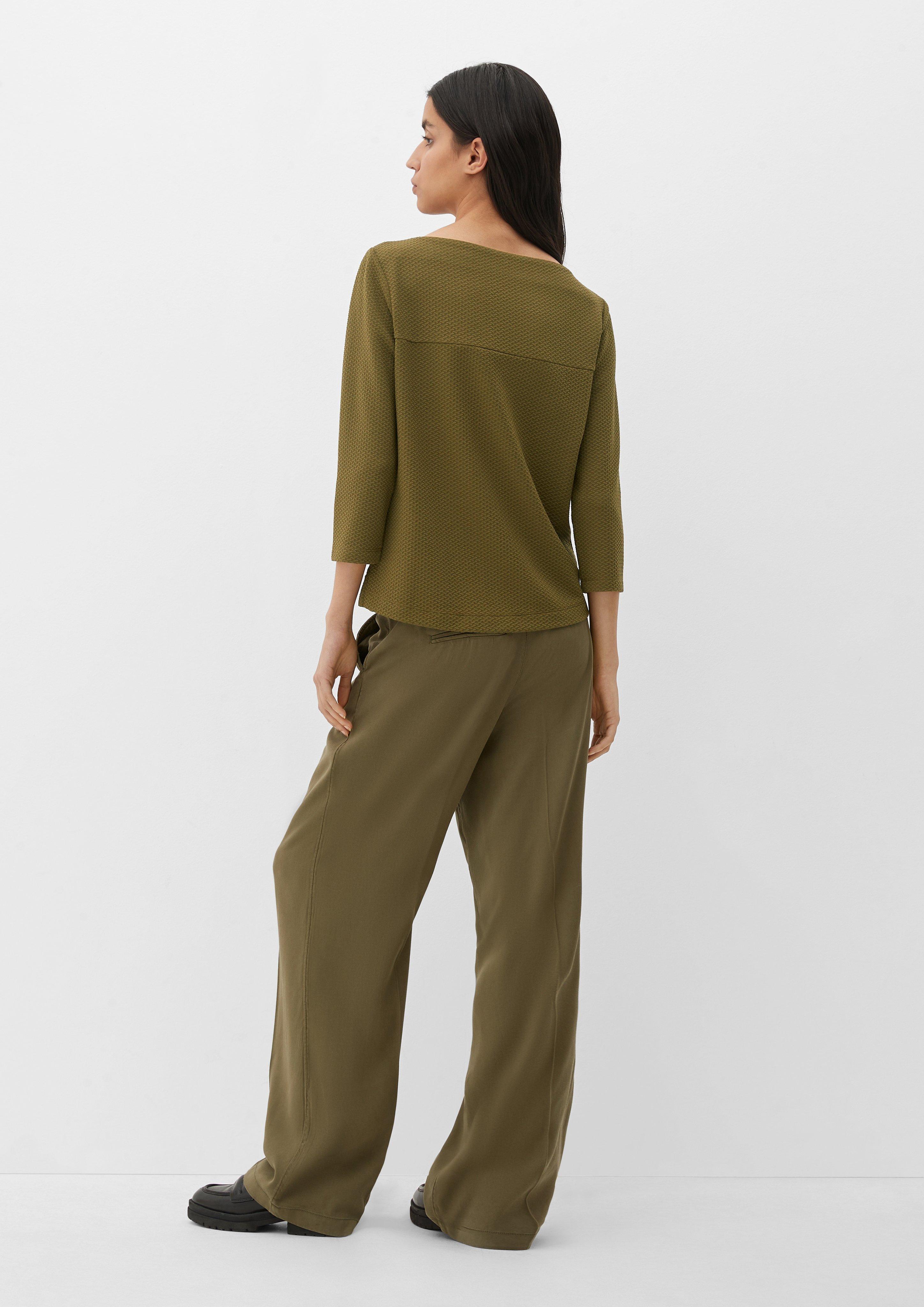 Longsleeve mit U-Boot-Ausschnitt  2129779-7723