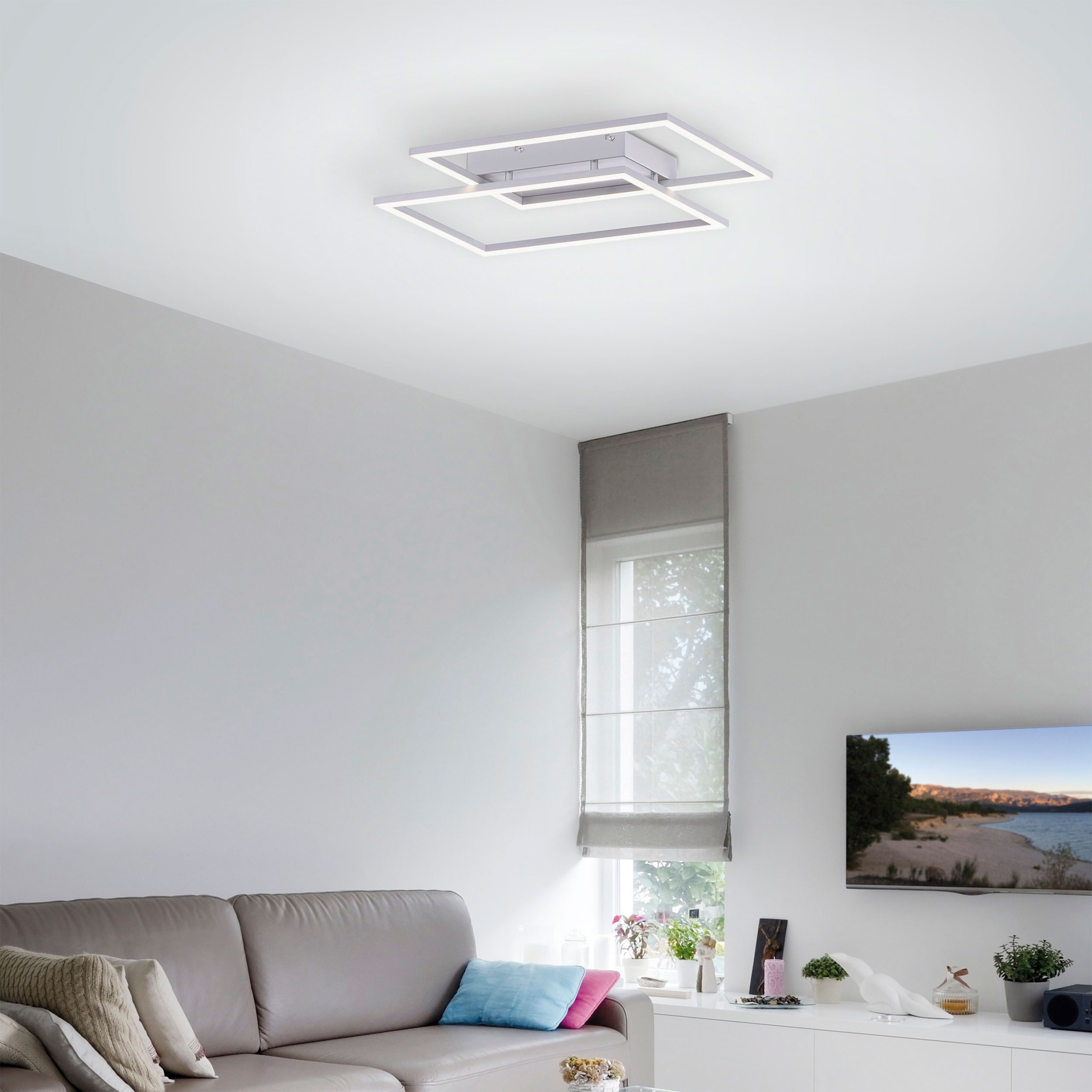 Paul NeuhausLED-Deckenleuchte 2flg