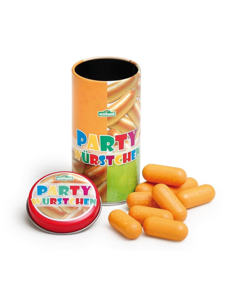 Erzi Party Würstchen in der Dose für Kaufladenzubehör in orange günstig kaufen onesize