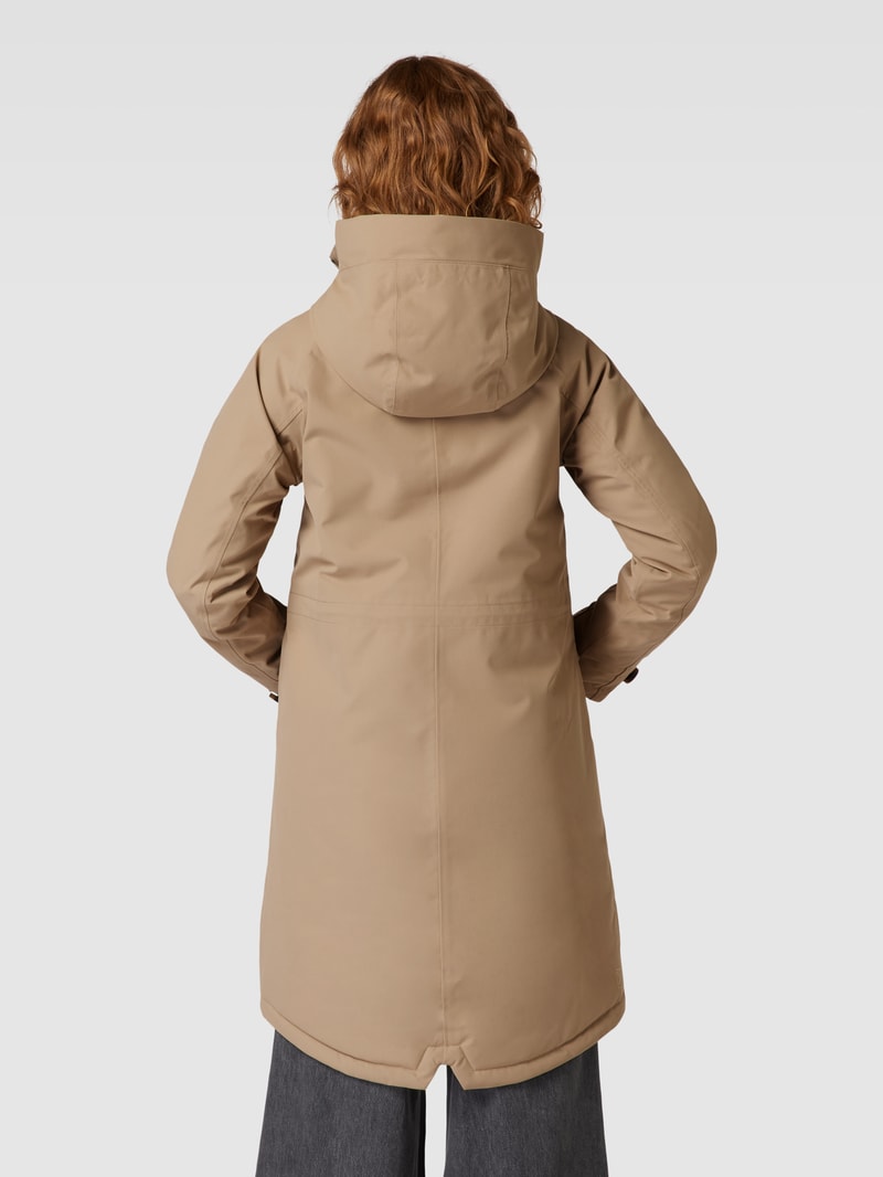 Parka mit Kapuze Modell 'LUNA' in beige