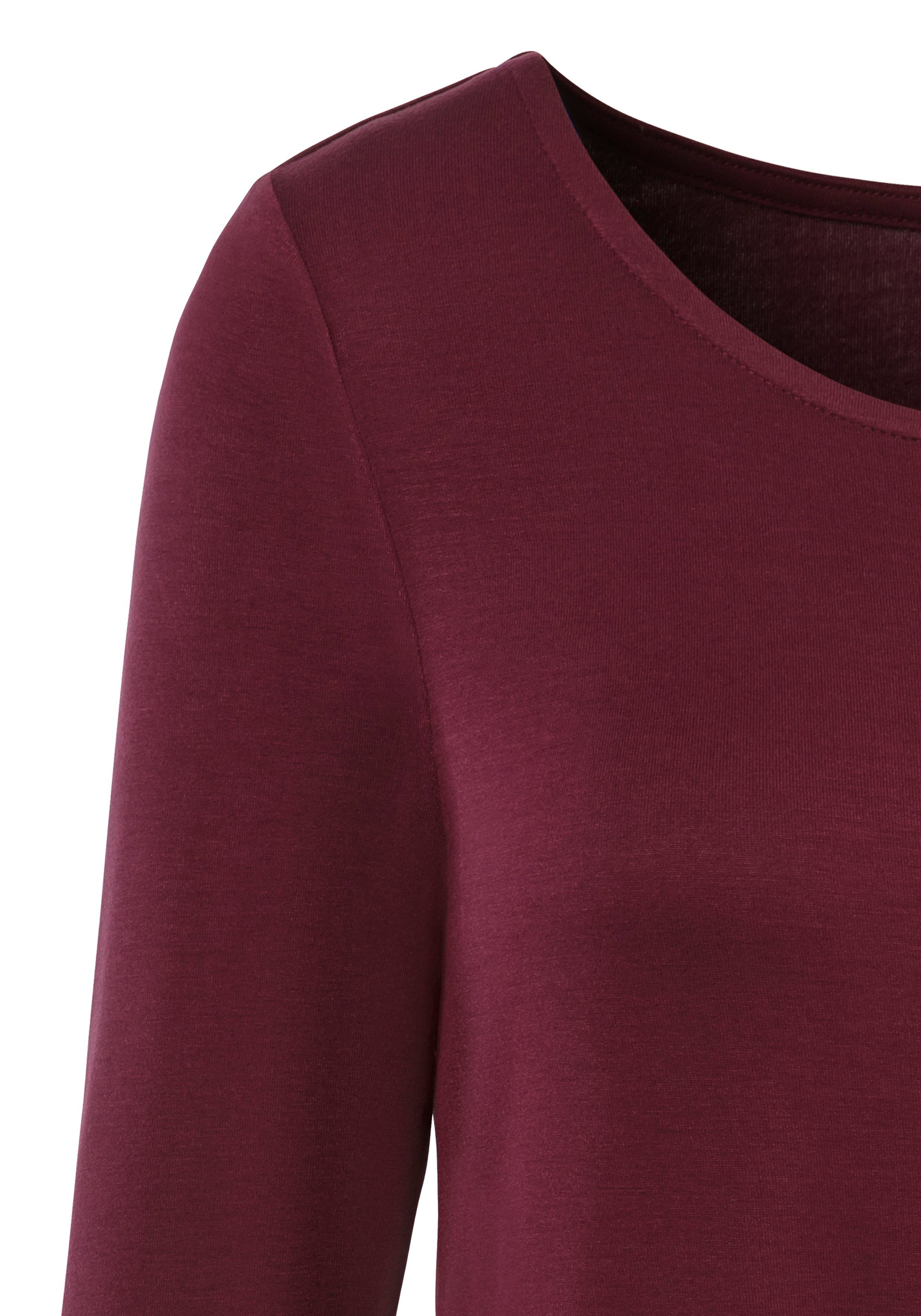 Vivance 3/4-Arm-Shirt (2er-Pack) mit elastischem Saumabschluss