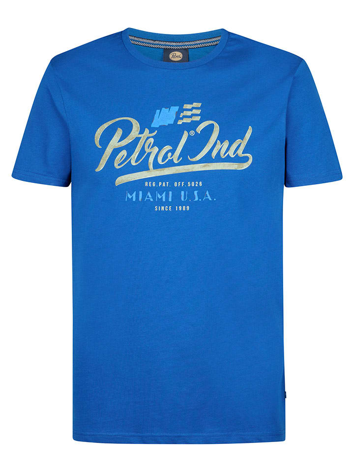 Petrol Shirt in Blau günstig kaufen