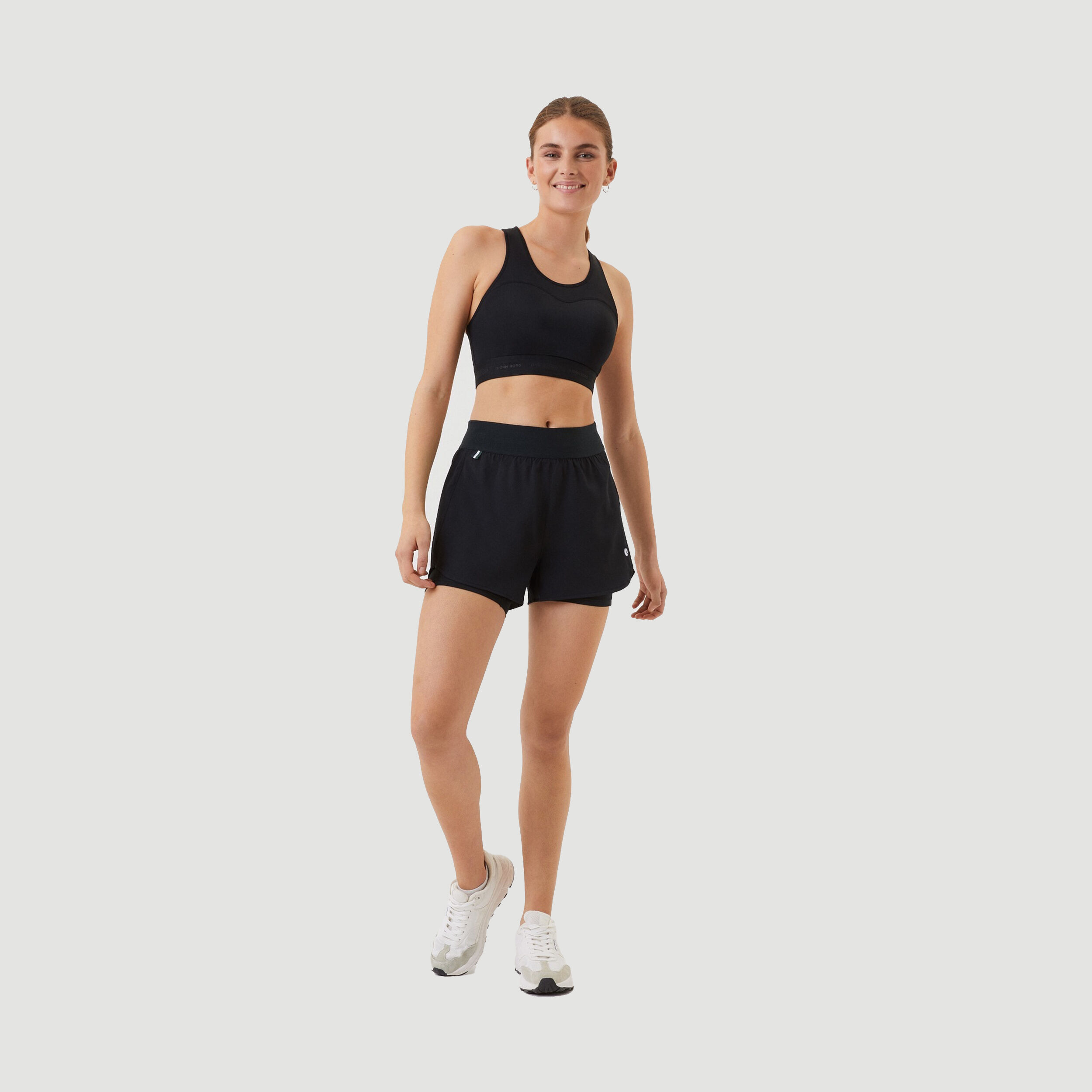 ACE 2in1 Shorts Damen - Schwarz