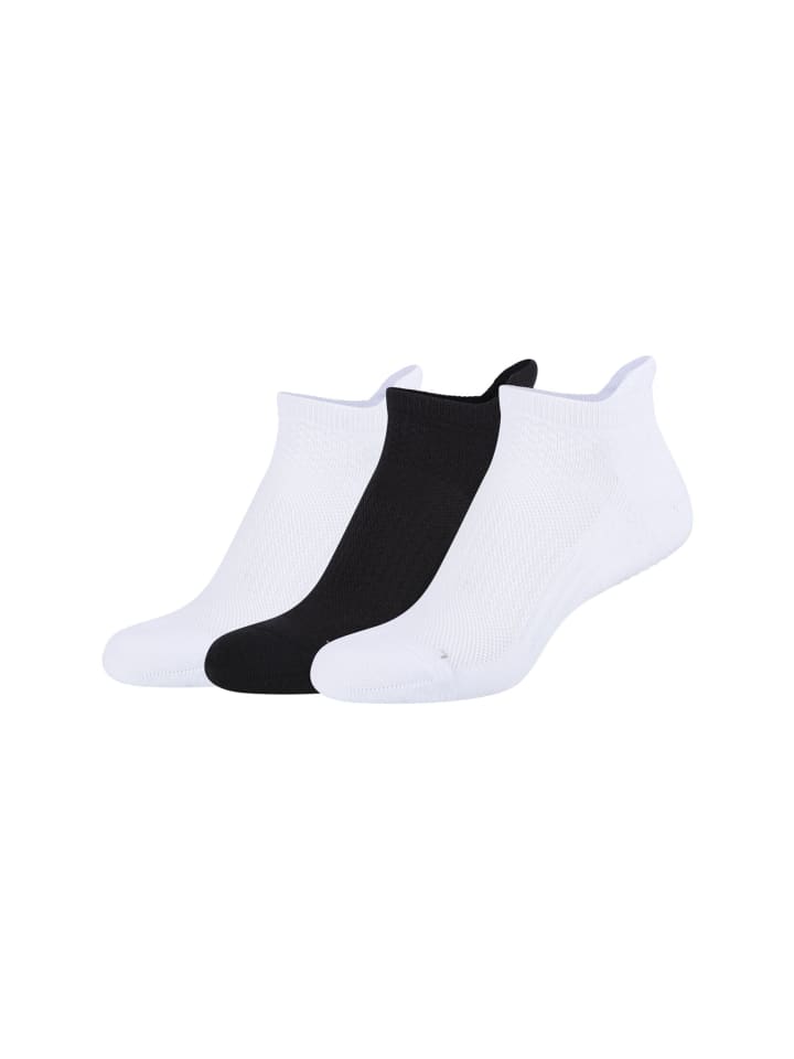 camano Sneakersocken Studio-Line 3er Pack function in schwarz weiß günstig kaufen 39-42