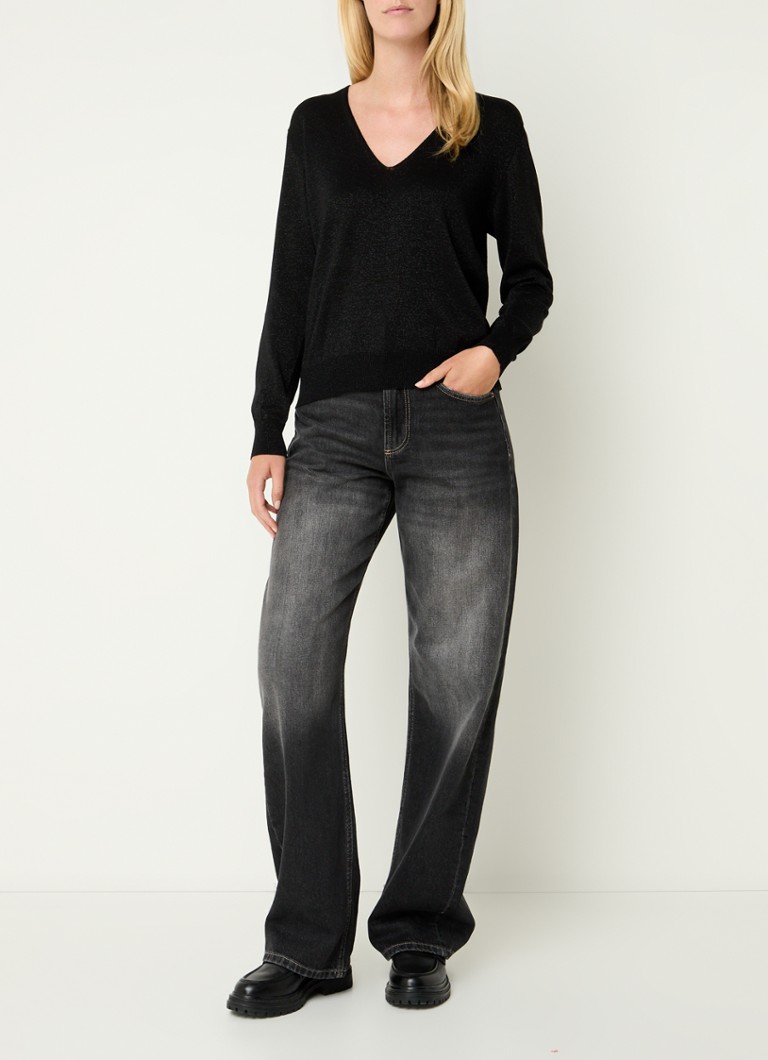 Benetton Fine knit top with lurex
