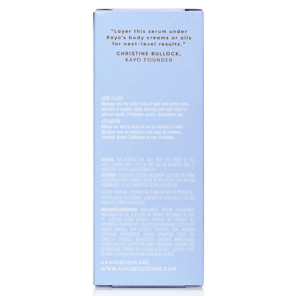 kayo body care DAILY REMODELING SERUM Body Serum