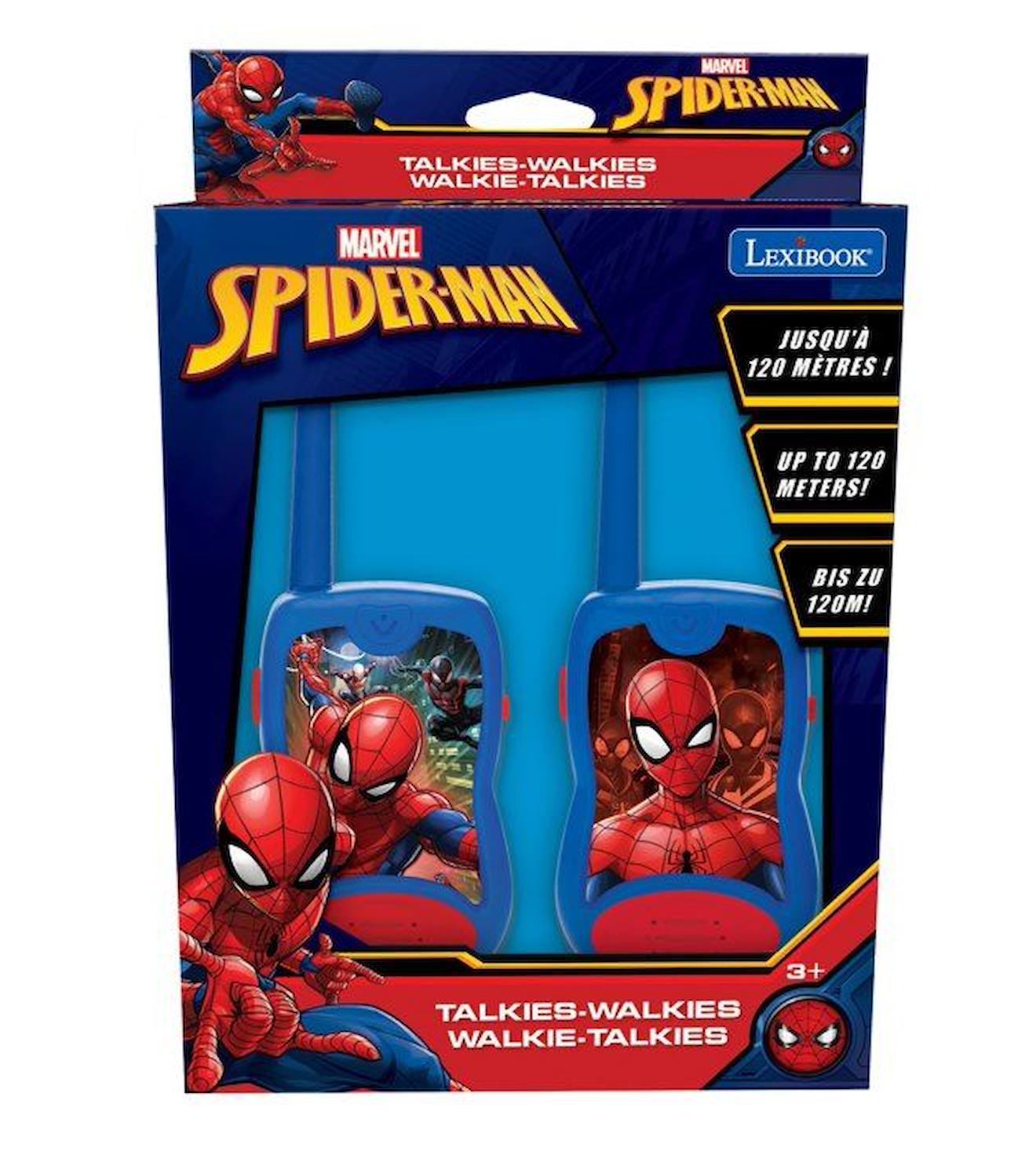 Talkie-Walkies SpiderMan portée 100m bleu