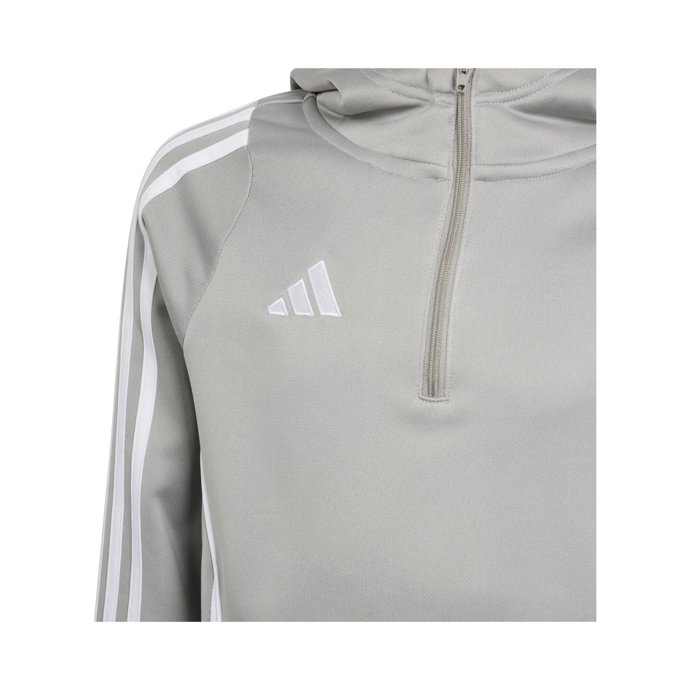 adidas Tiro 24 Training Hoody Kids Grau Weiss