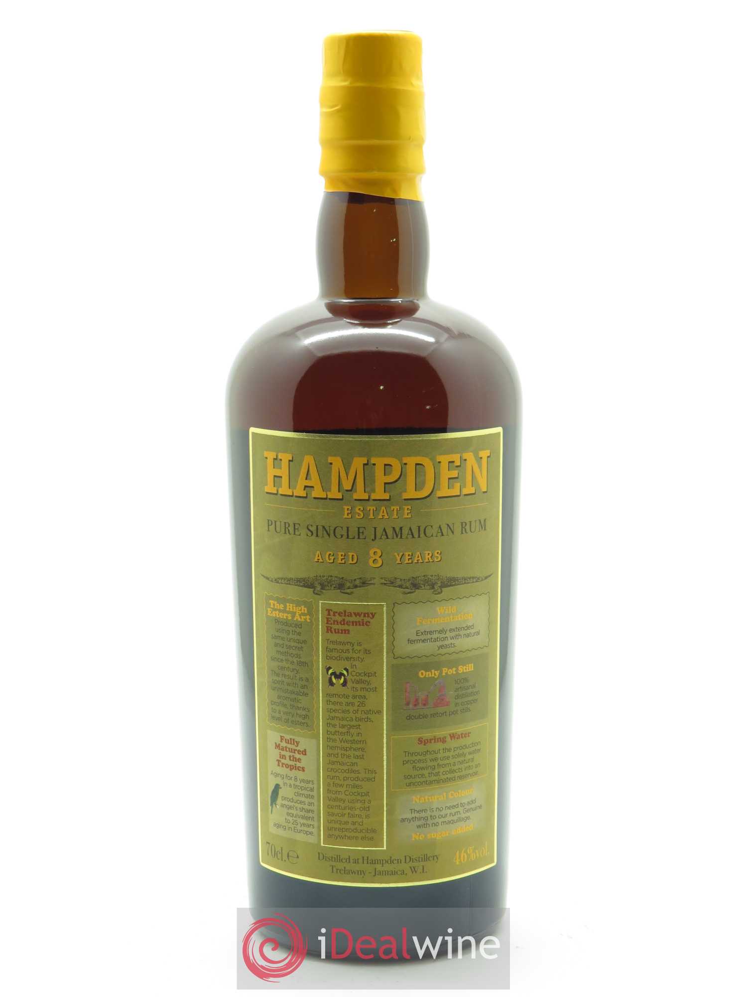 Hampden 8 years Velier (70 cl)  - Lot de 1 Bouteille