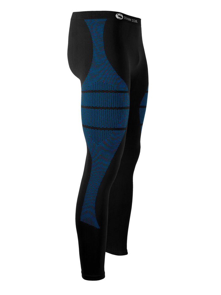 Stark Soul® Skiunterwäsche - Hose Funktionsunterwäsche in schwarz/blau günstig kaufen