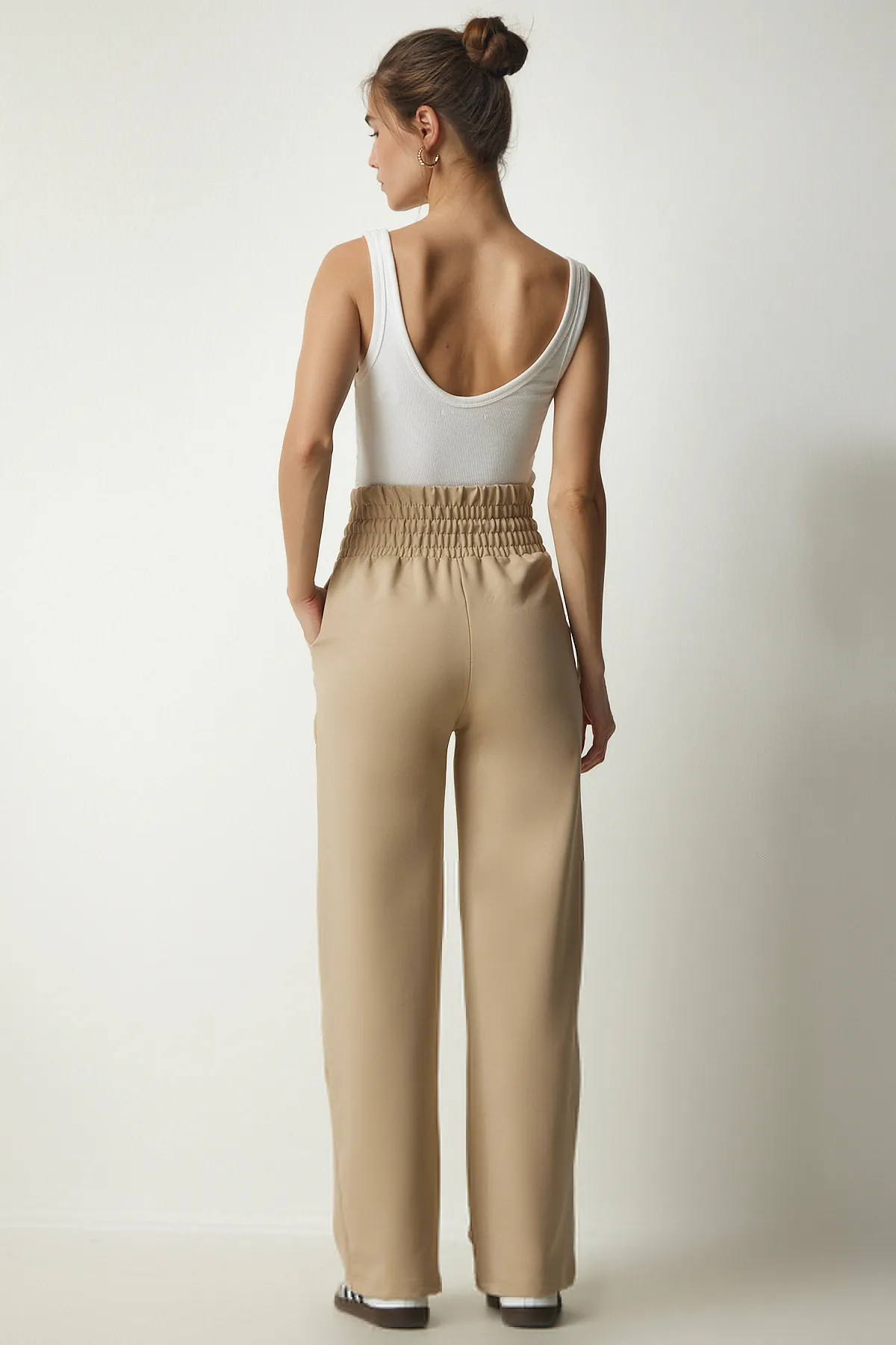 Happiness İstanbul  Jogginghose - Weiß - Wide Leg