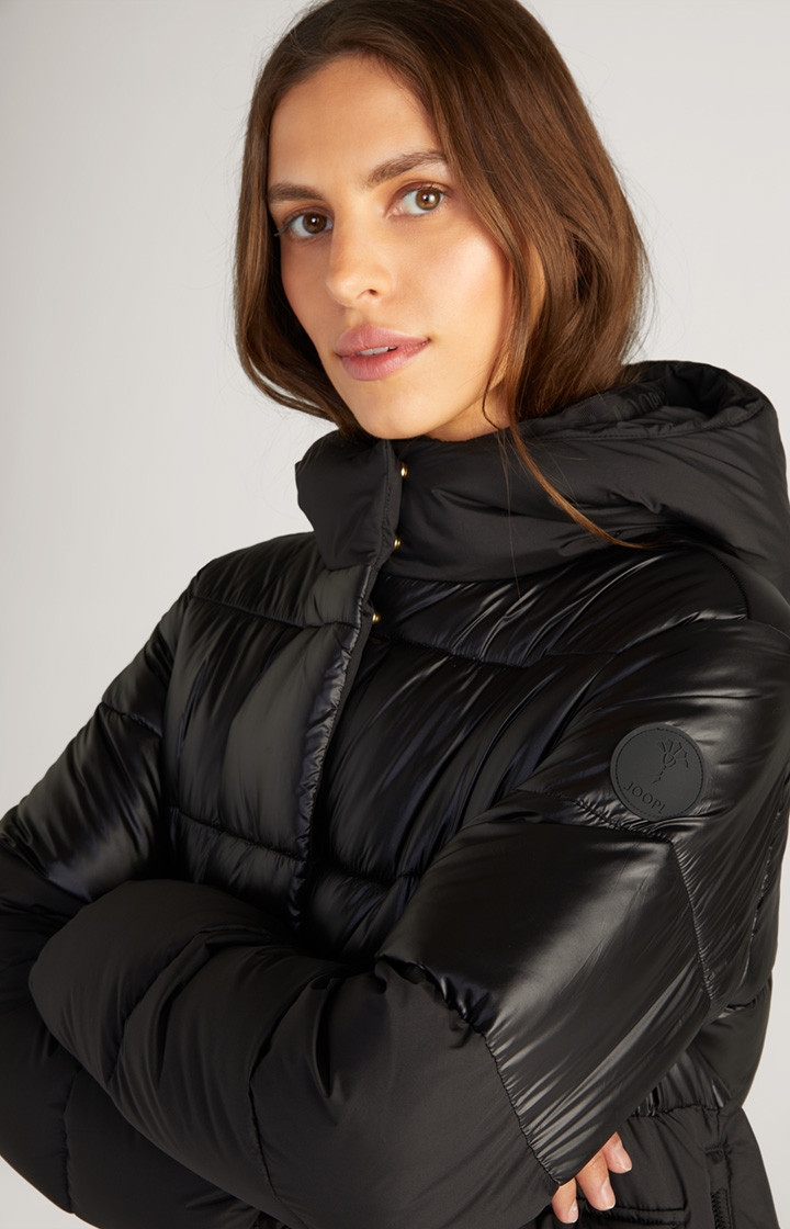 Steppjacke in Schwarz