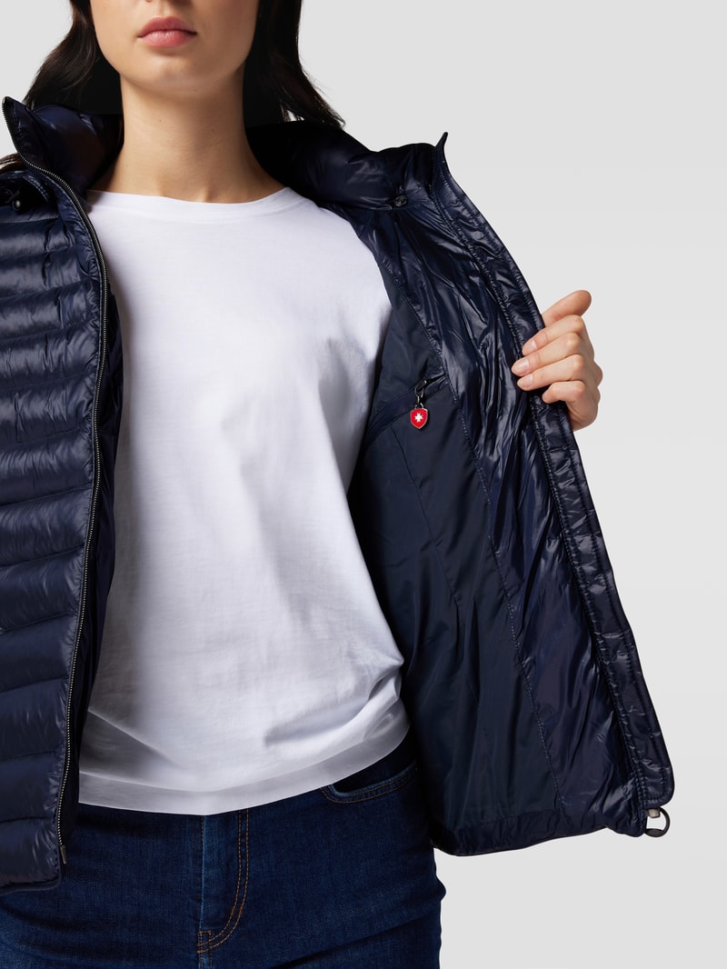Italy Hood 1001 Funktionsjacke mit abnehmbarer Kapuze in marineblau