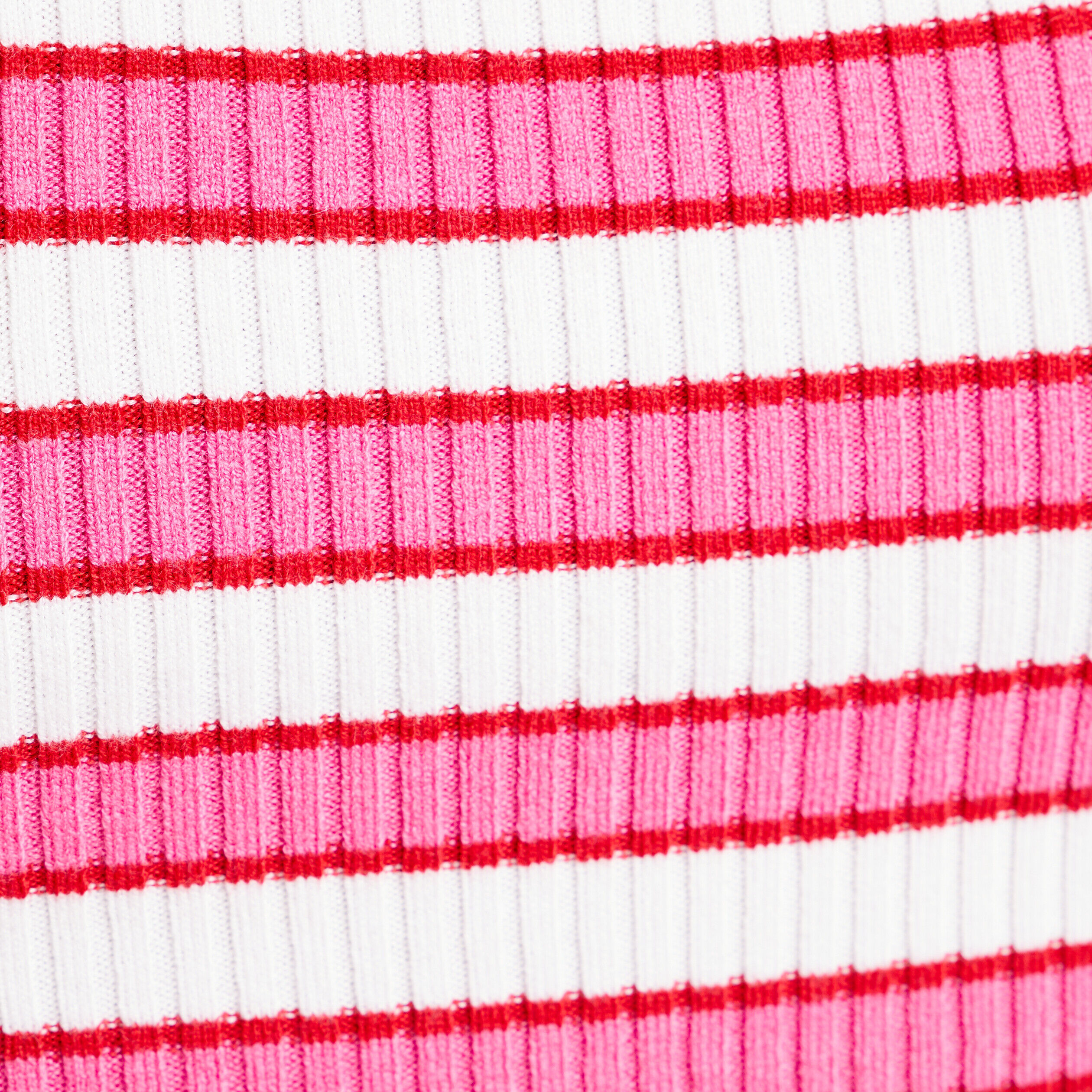 T-shirt ajusté côtelé multicolore femme | Cache Cache