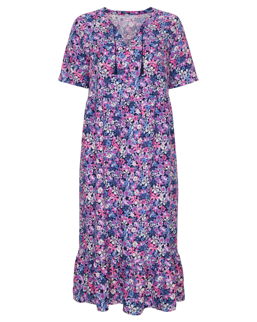 Farbenfrohes Midikleid
