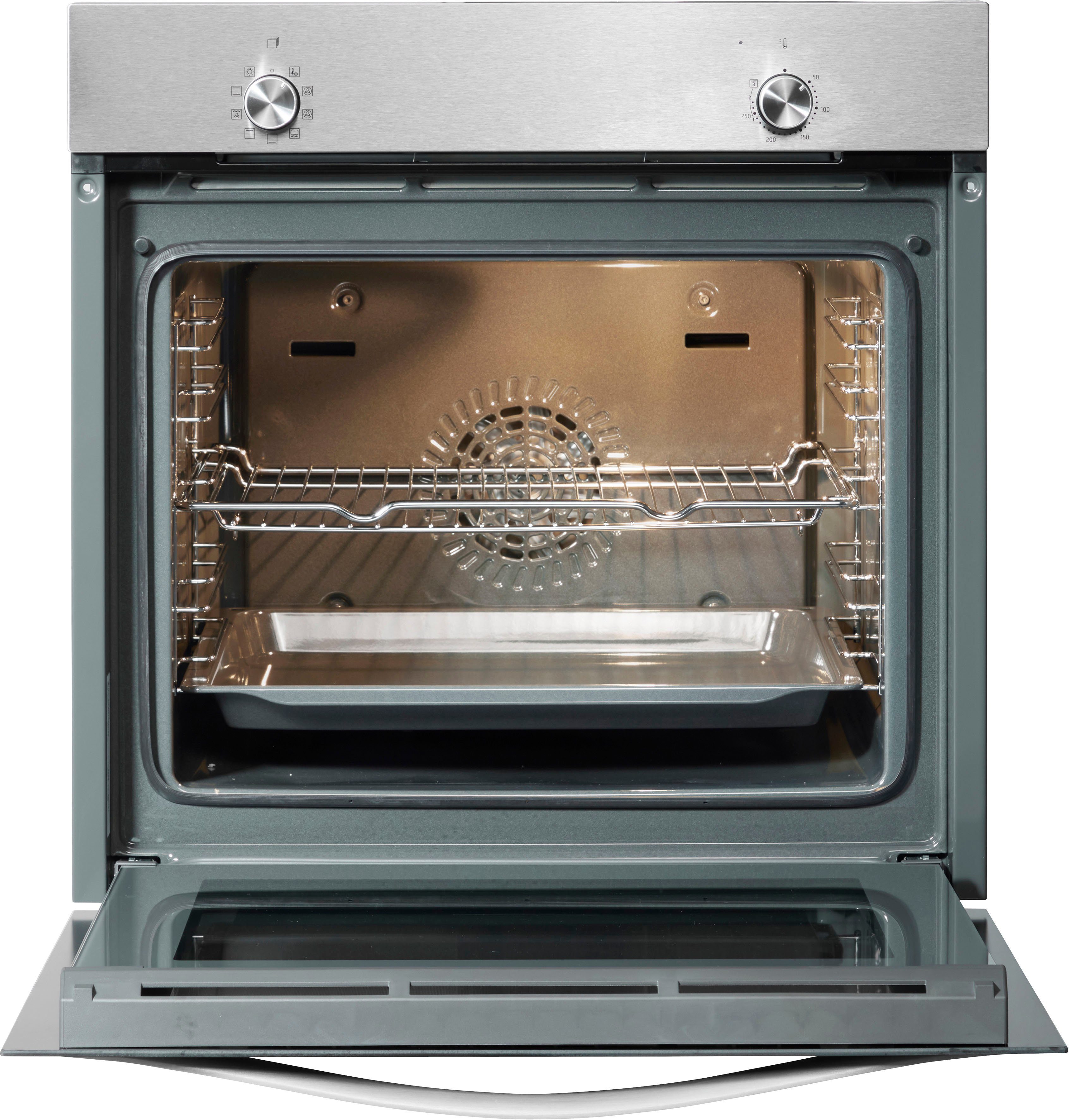 Constructa Einbaubackofen CF3M10052, mit Teleskopauszug nachrüstbar
