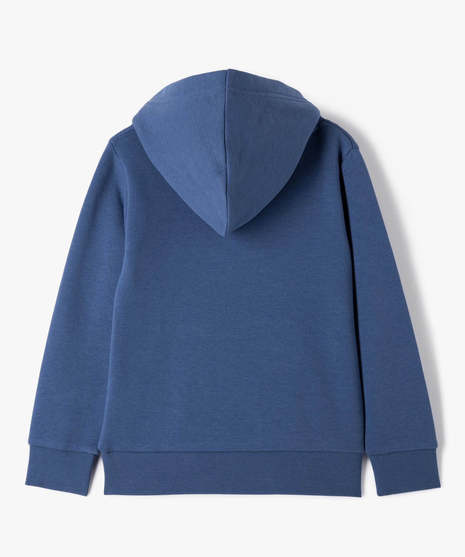 Sweat à capuche intérieur molletonné Garçon bleu | GEMO