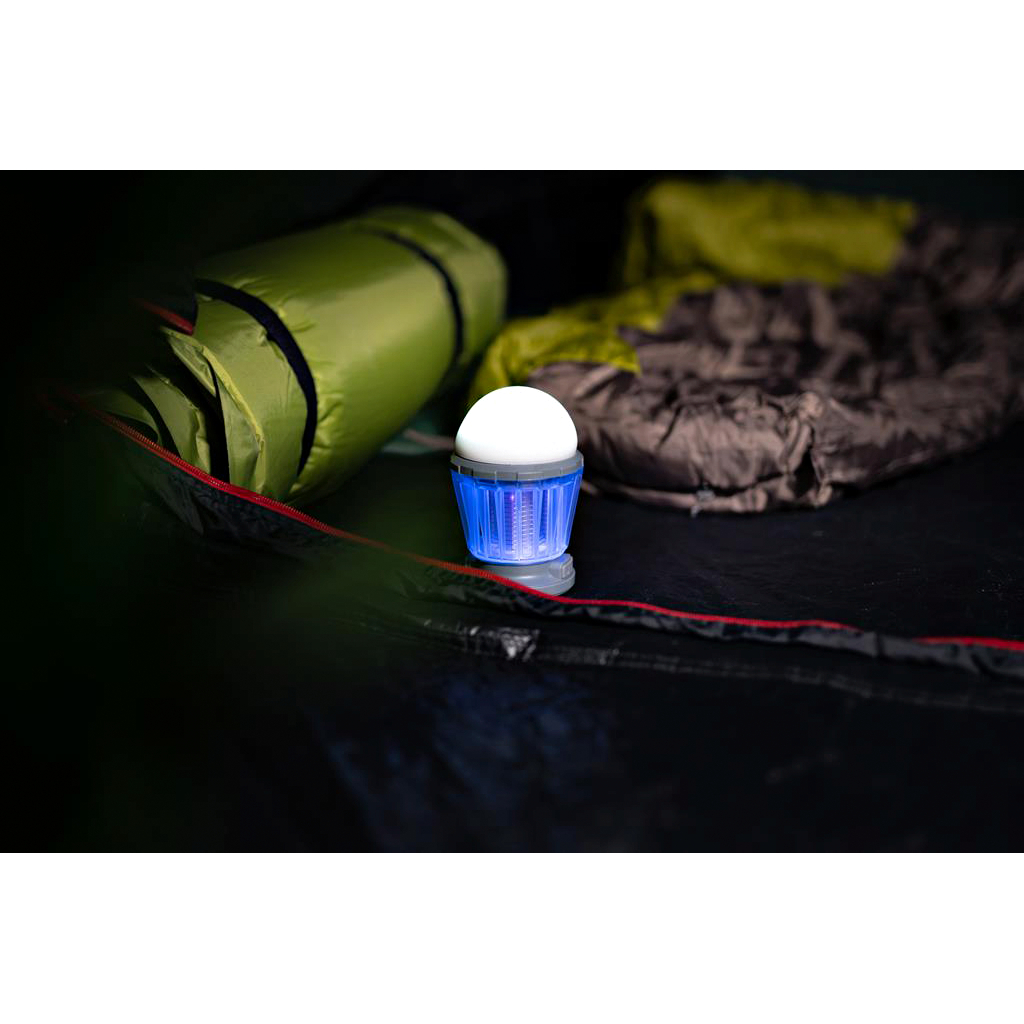 Dörr LED Solar Campinglampe Anti-Moskito (hellgrau)