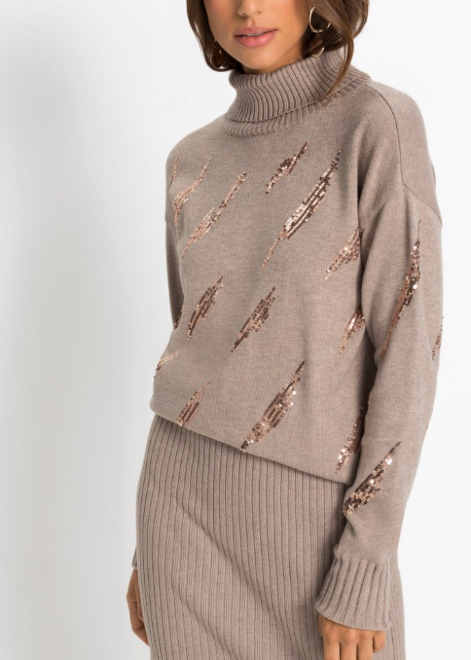Pullover mit Pailletten