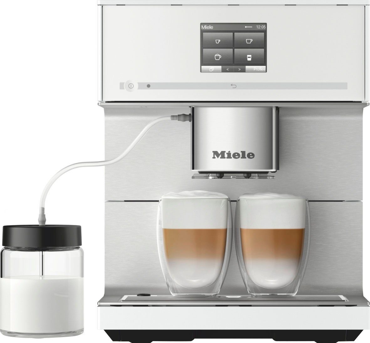 Miele Kaffeevollautomat CM7350 CoffeePassion, inkl. Milchgefäß, Kaffeekannenfunktion