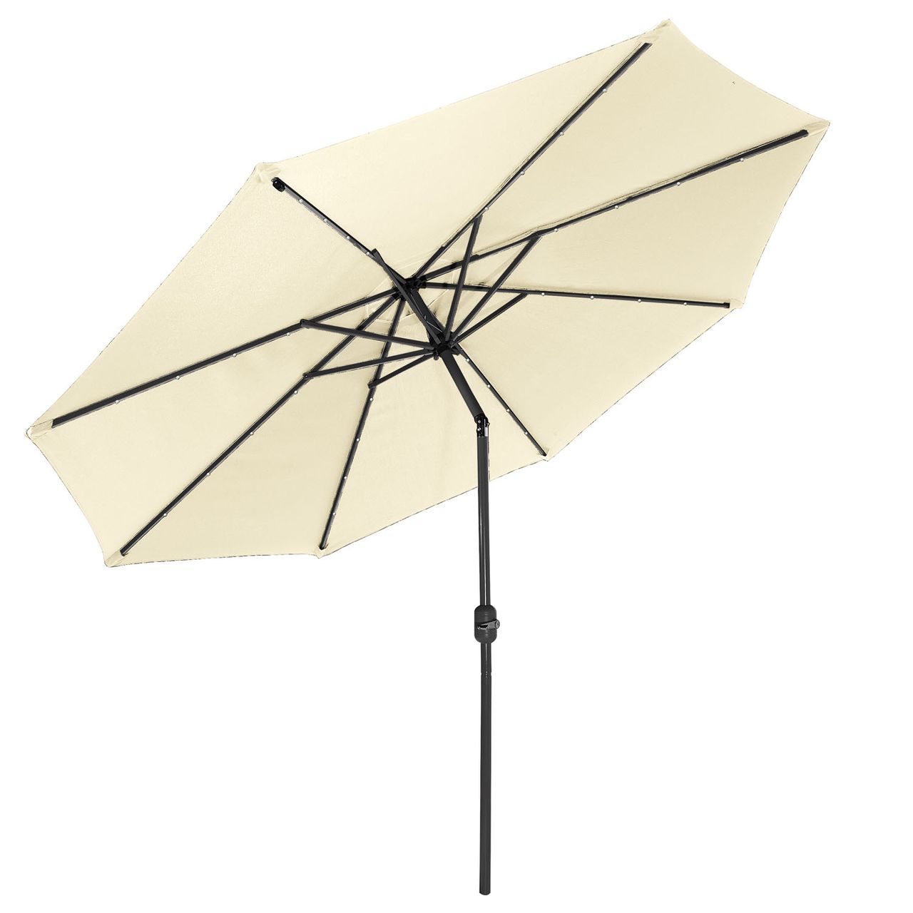 Weles LED Marktschirm 300 cm creme