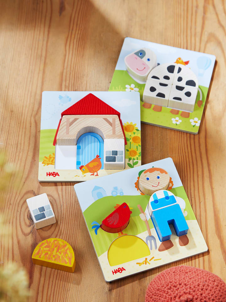 Haba Lernspielzeug Zuordnungsspiel Bauernhof in mehrfarbig günstig kaufen onesize