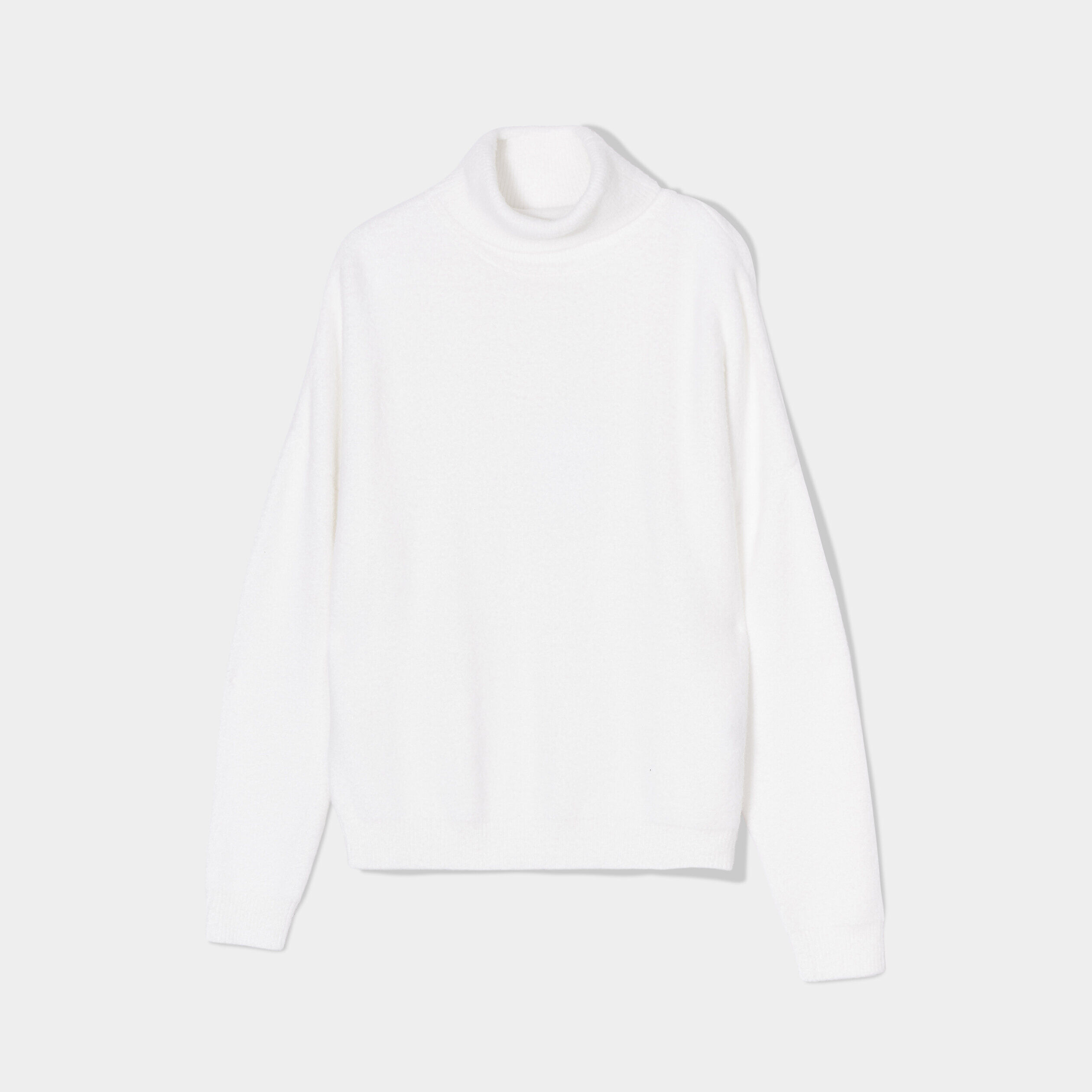 Pull col roulé ecru femme | Cache Cache