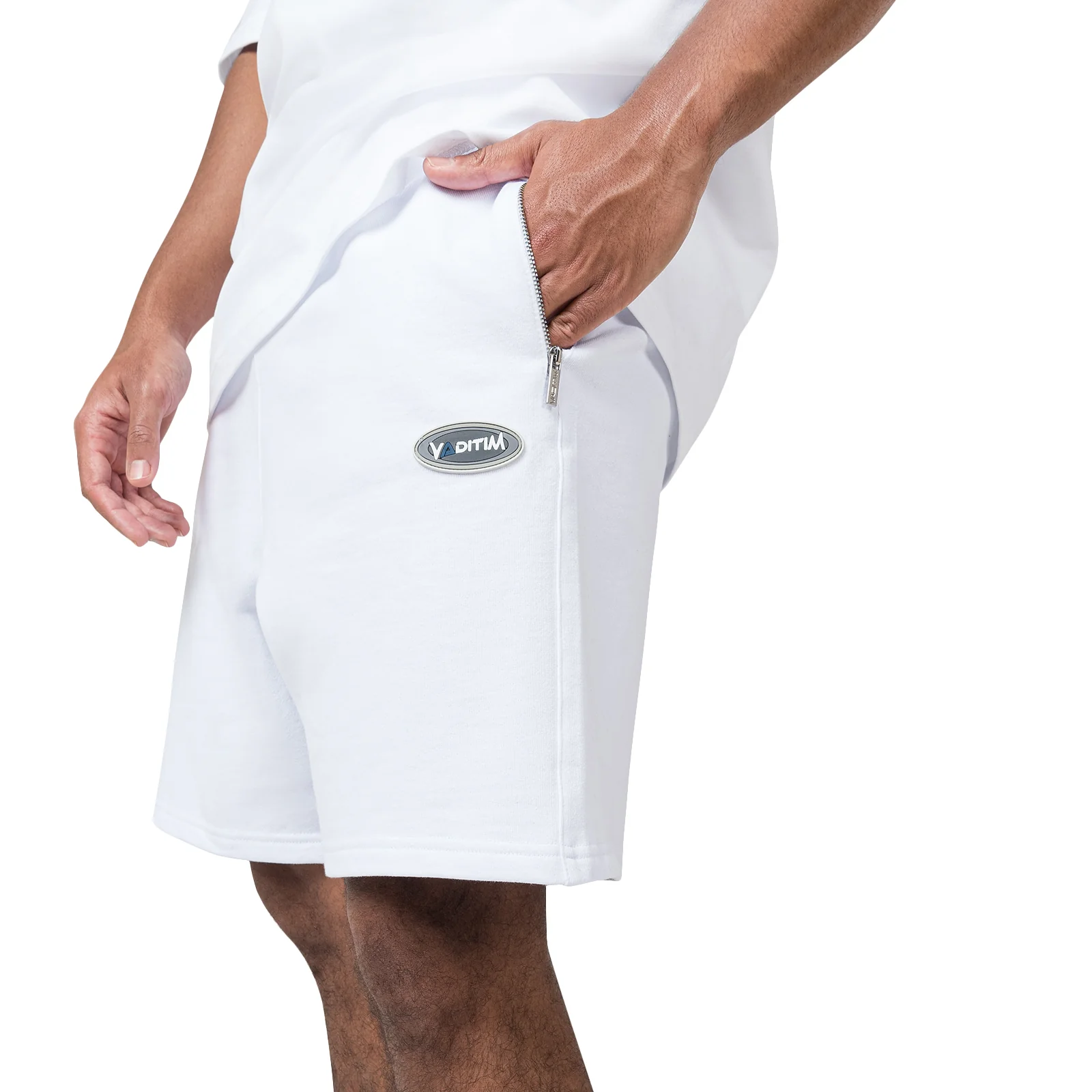 WHITE VADITIM SHORTS
