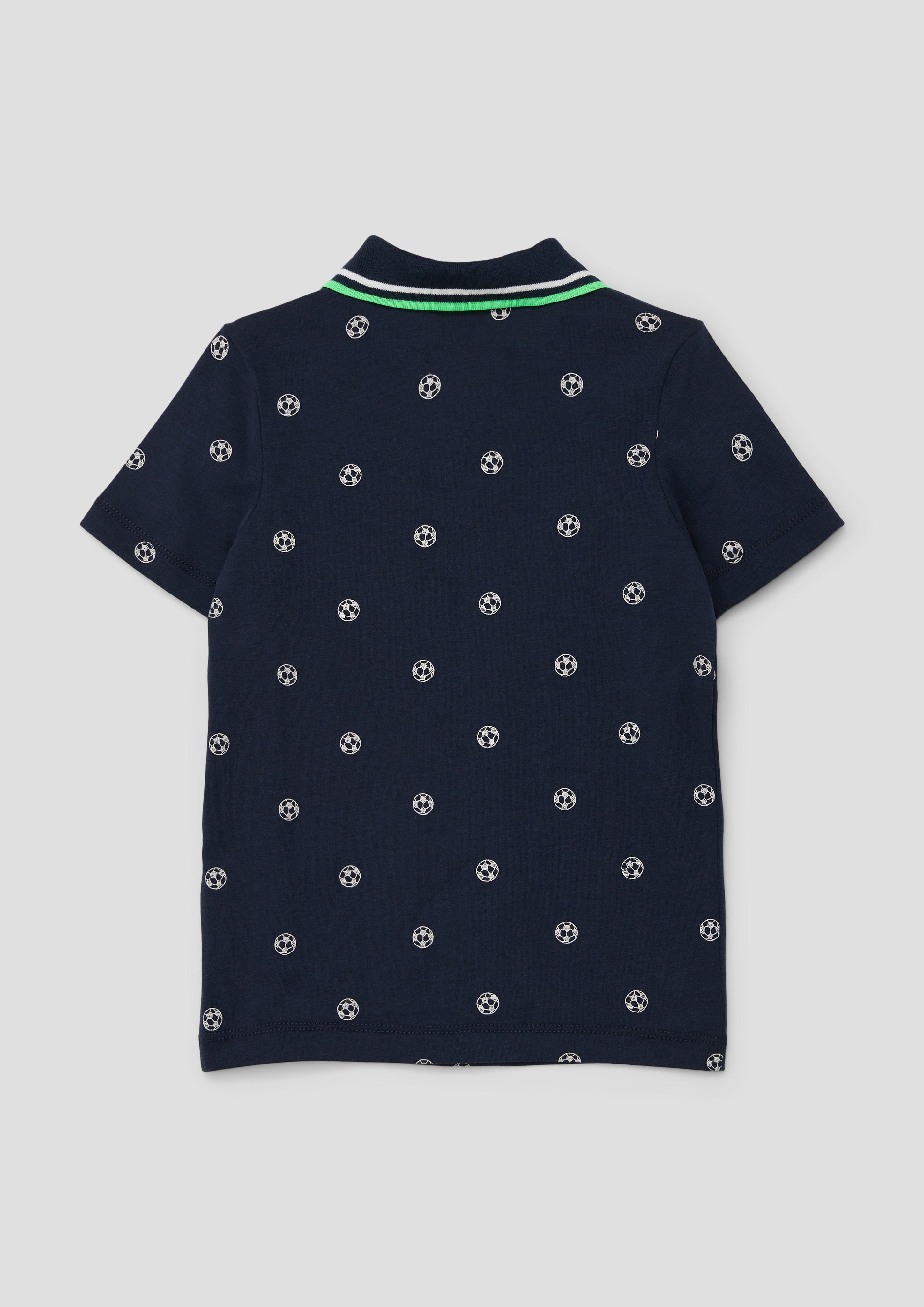 Poloshirt mit All-over-Muster  2143112-59B1