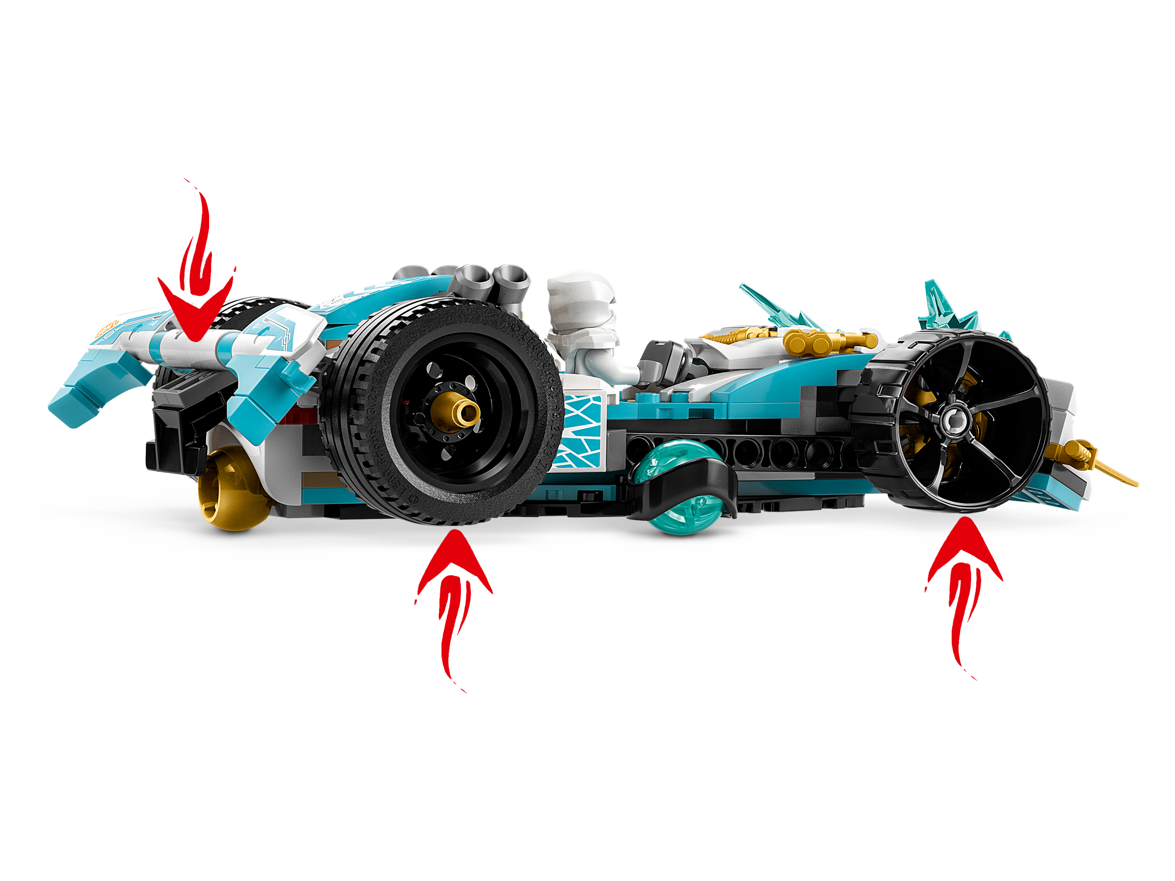 Zanes Drachenpower-Spinjitzu-Rennwagen 71791