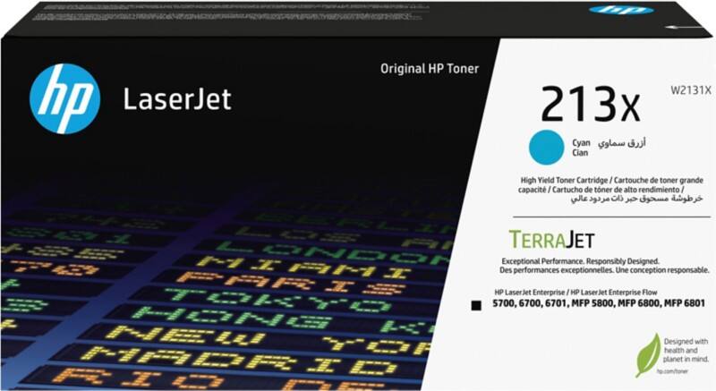 HP 213 Original Tonerkartusche W2131X Cyan
