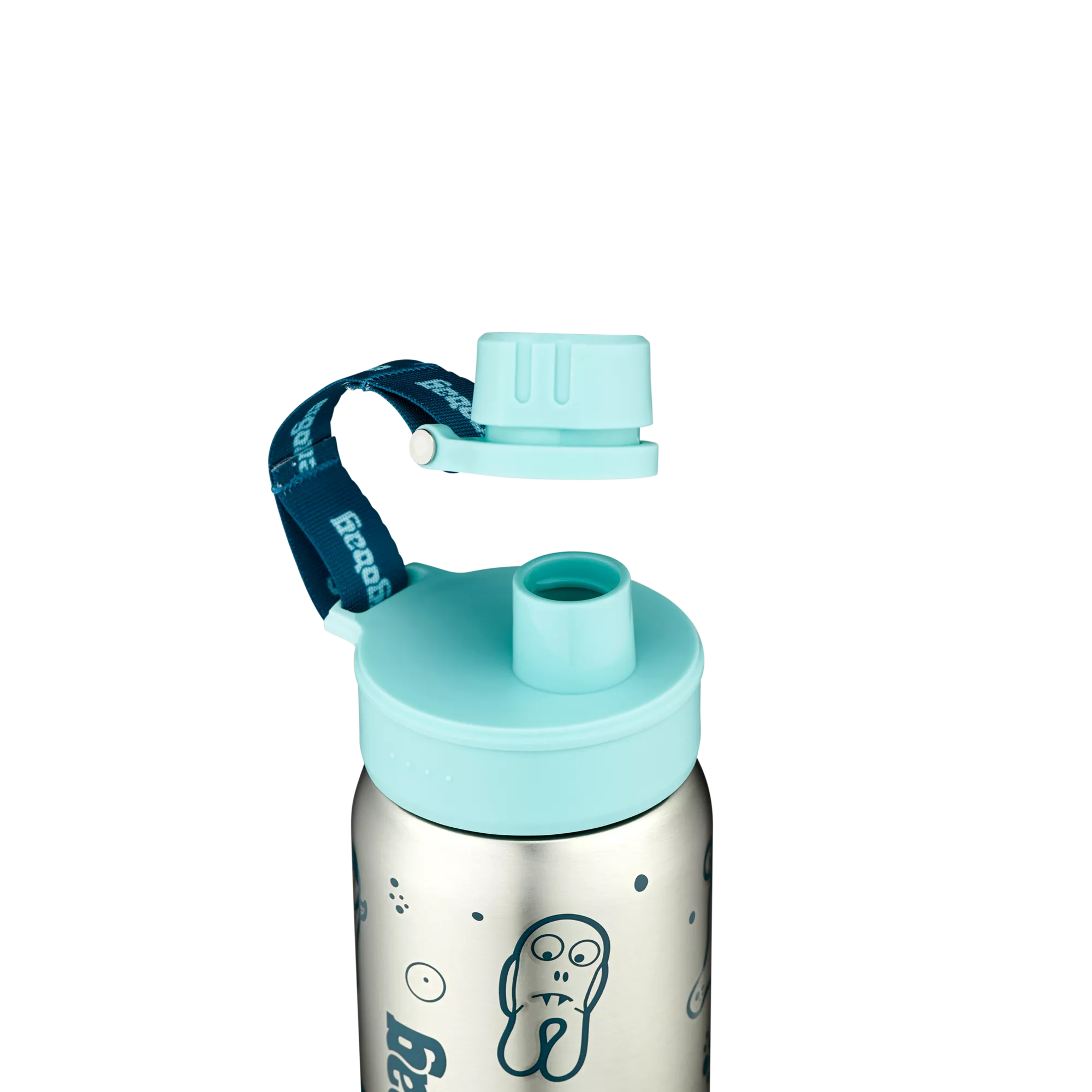 ergobag Edelstahl Trinkflasche Petrol