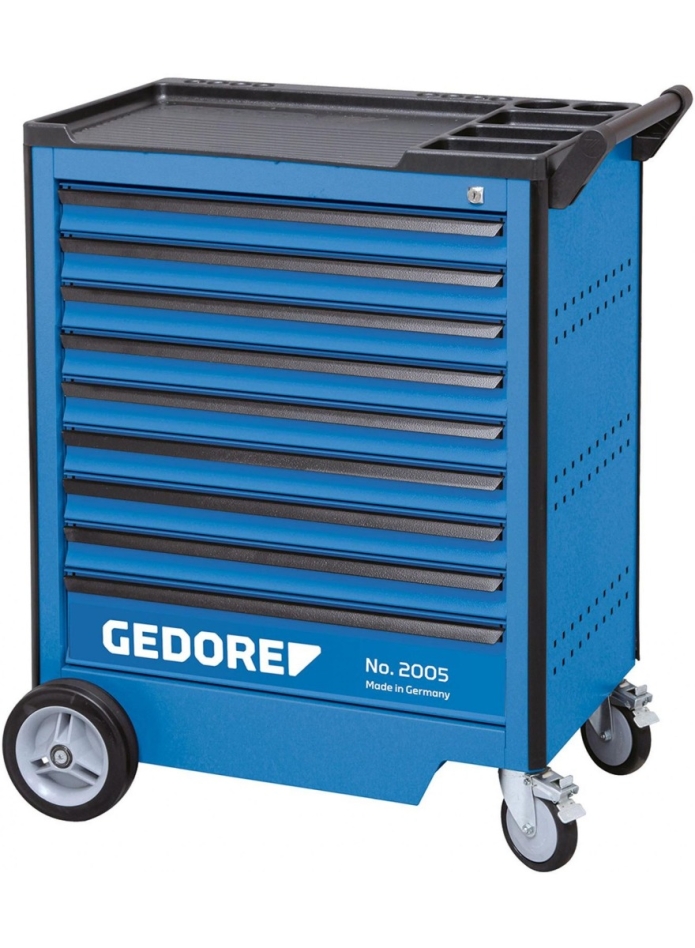 Gedore 2003562 2005 0810 Cărucior de scule cu 9 sertare