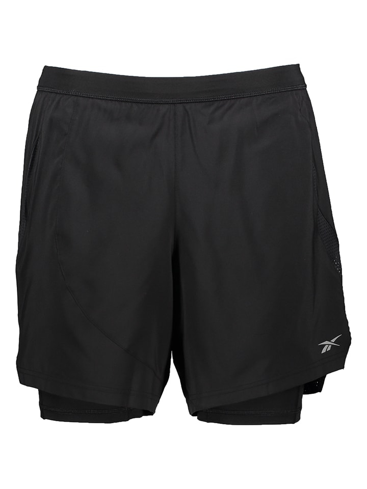 Reebok Laufshorts in Schwarz günstig kaufen
