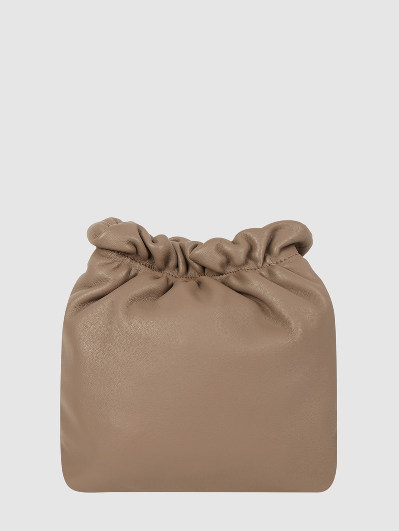 Crossbody Bag aus Leder Modell 'Lilou' in taupe