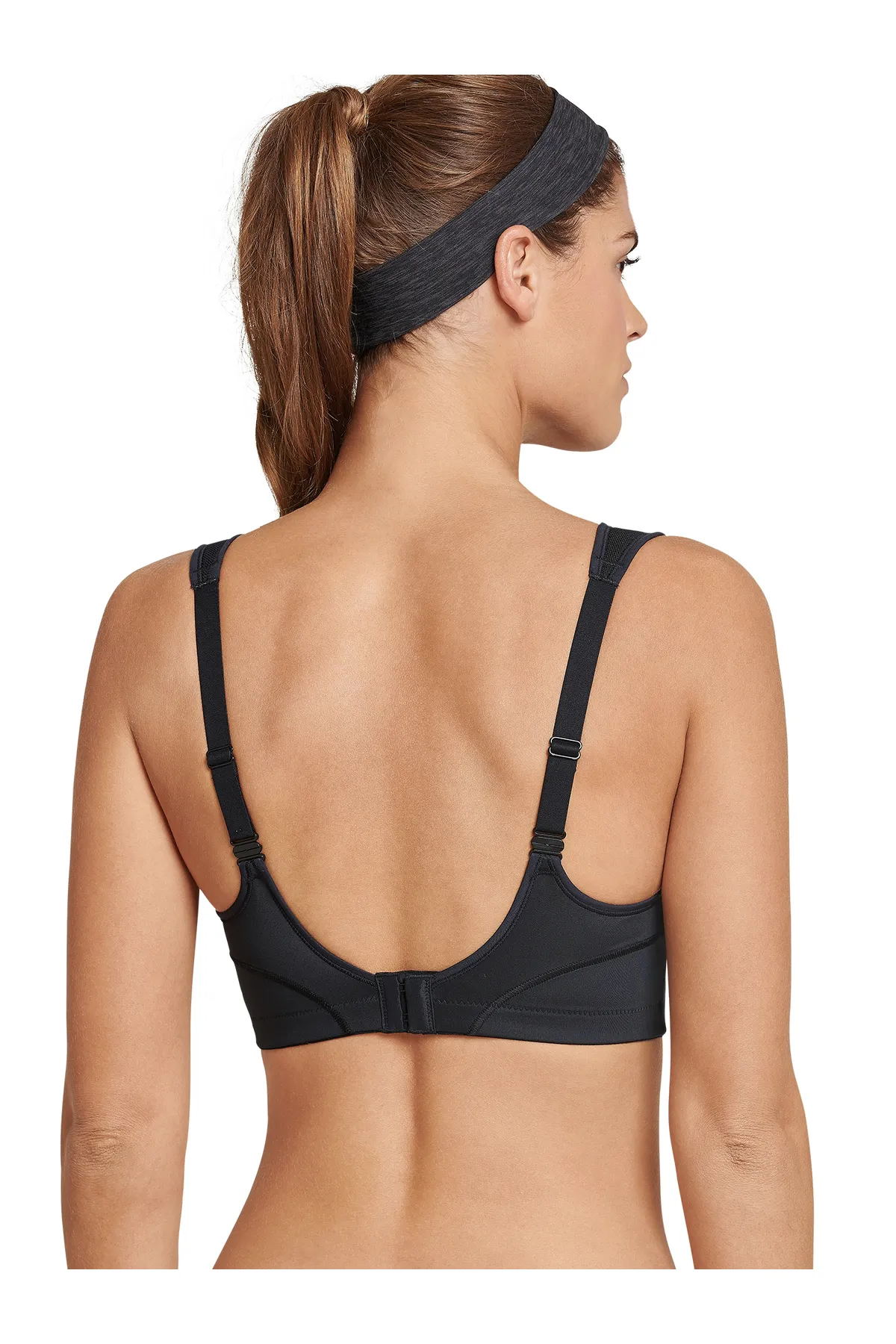 Schiesser  Sport-BH - Schwarz - Unifarben