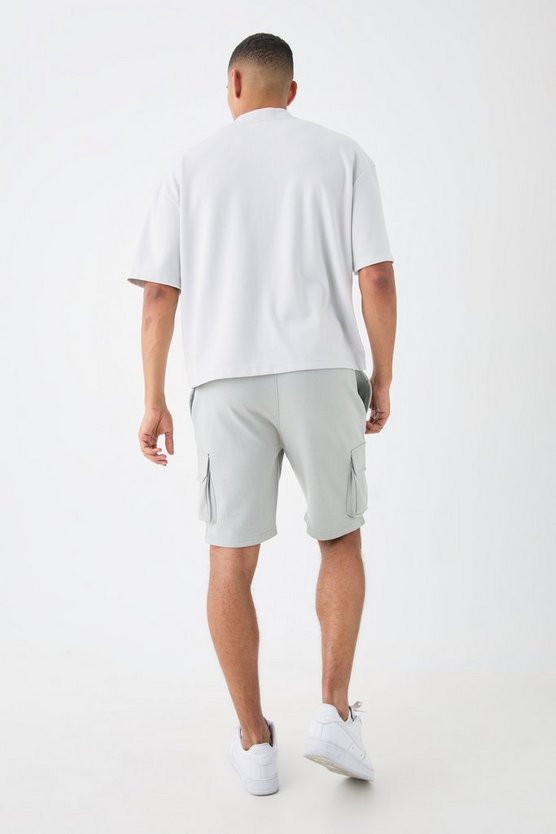 Slim-Fit Cargo-Shorts mit Detail